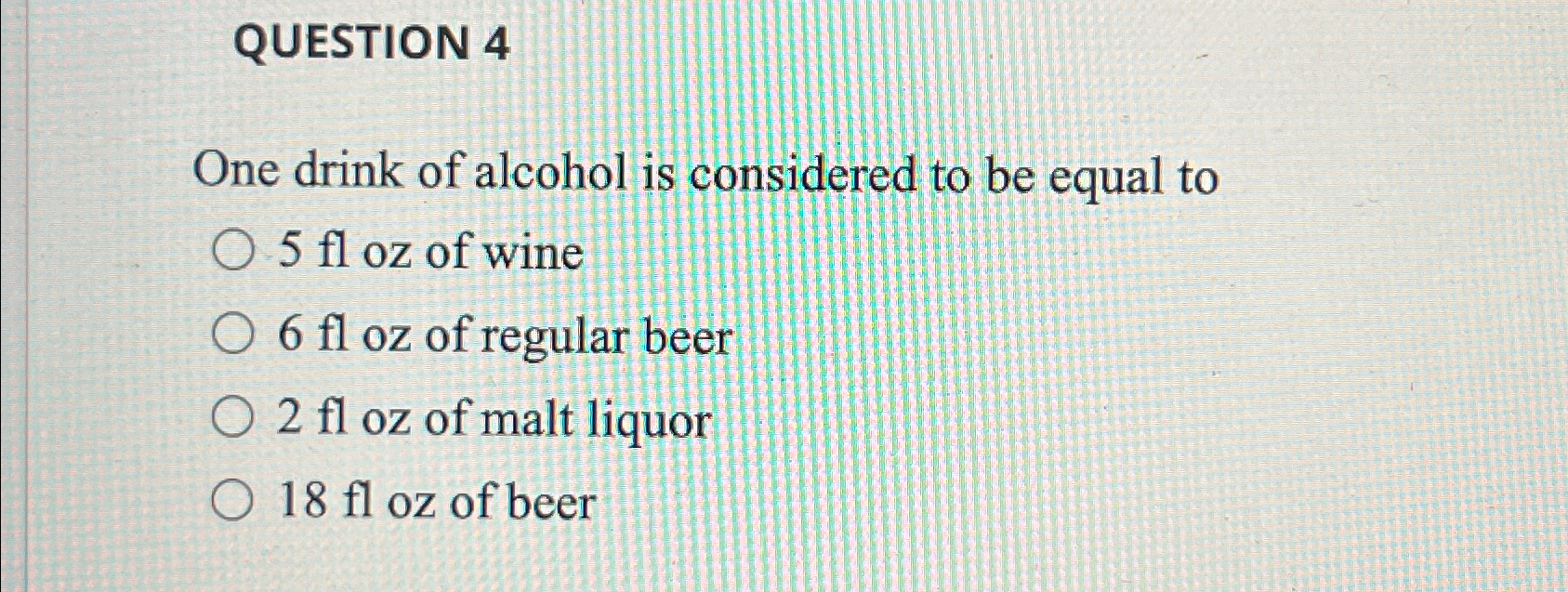 is 16 oz of beer equal to one drink