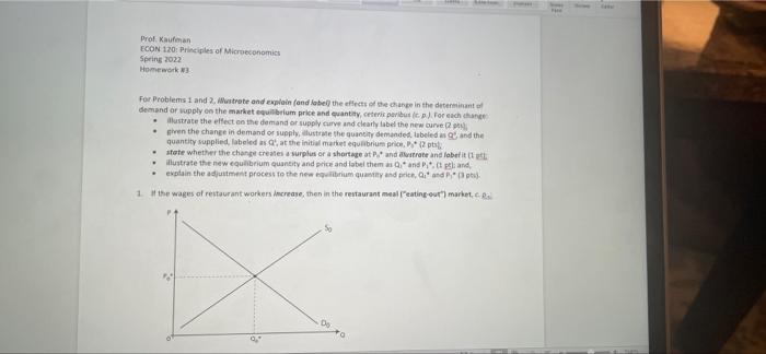 Solved Prof. Kaufman ECON 120: Principles of Microeconomics | Chegg.com