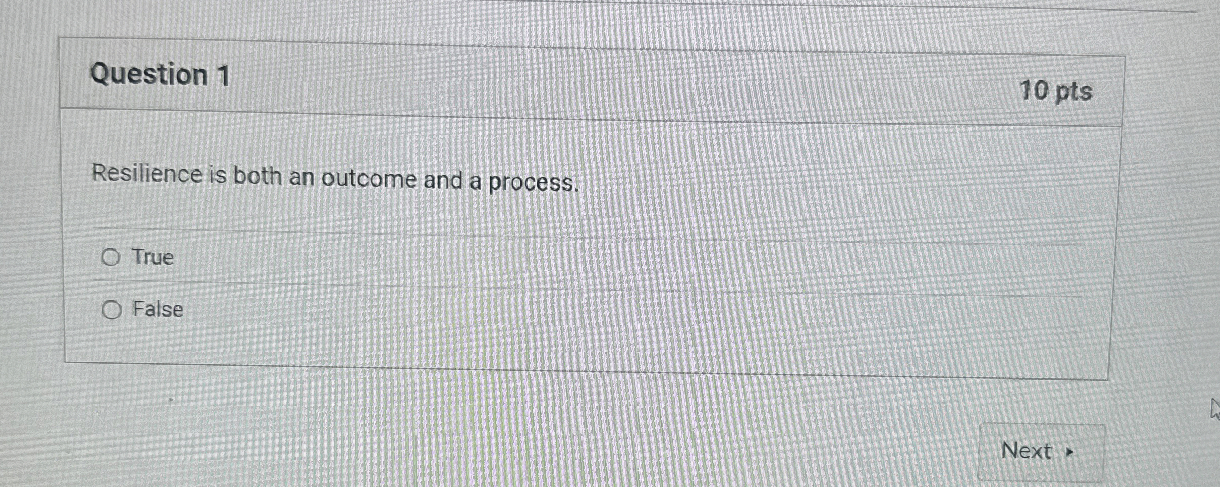Solved Question 1Resilience is both an outcome and a | Chegg.com