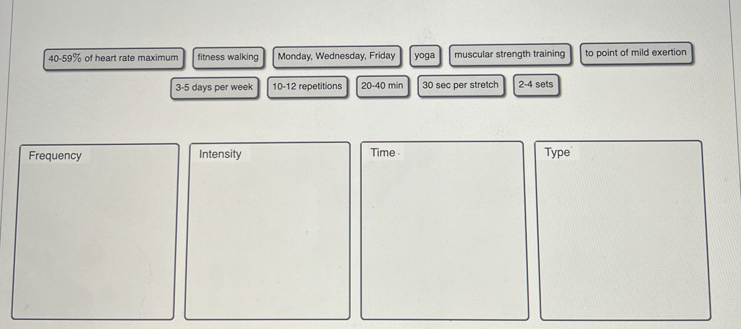 Solved 4059 ﻿of heart rate maximumfitness walkingMonday,