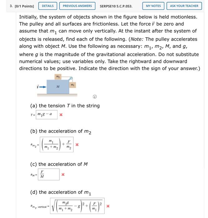 Solved 3 0 1 Points Details Previous Answers Serpse10 Chegg Com
