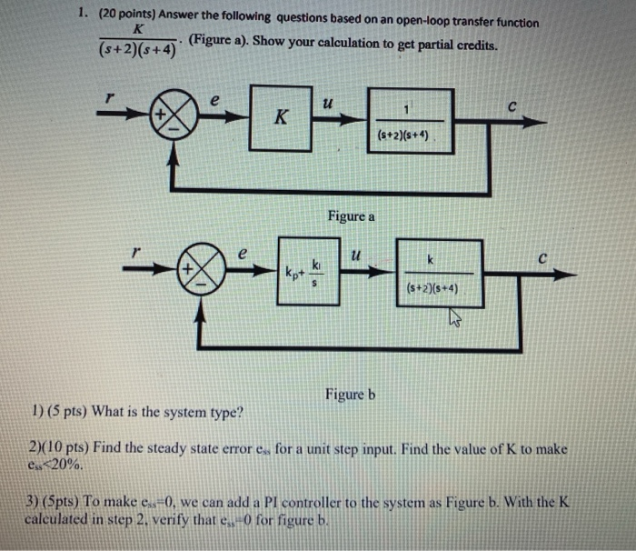 Solved 1. (20 points) Answer the following questions based | Chegg.com