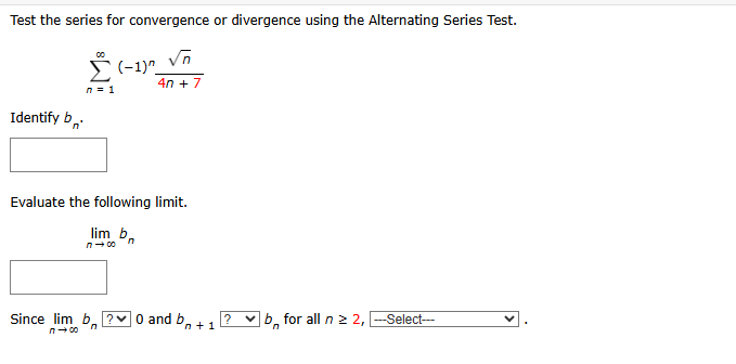 Solved Test the series for convergence or divergence using | Chegg.com