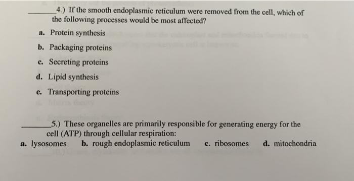 Solved 1.) A scientist is studying an unknown cell under the | Chegg.com