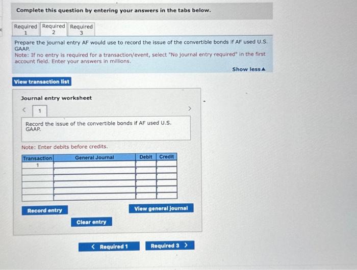Complete this question by entering your answers in | Chegg.com