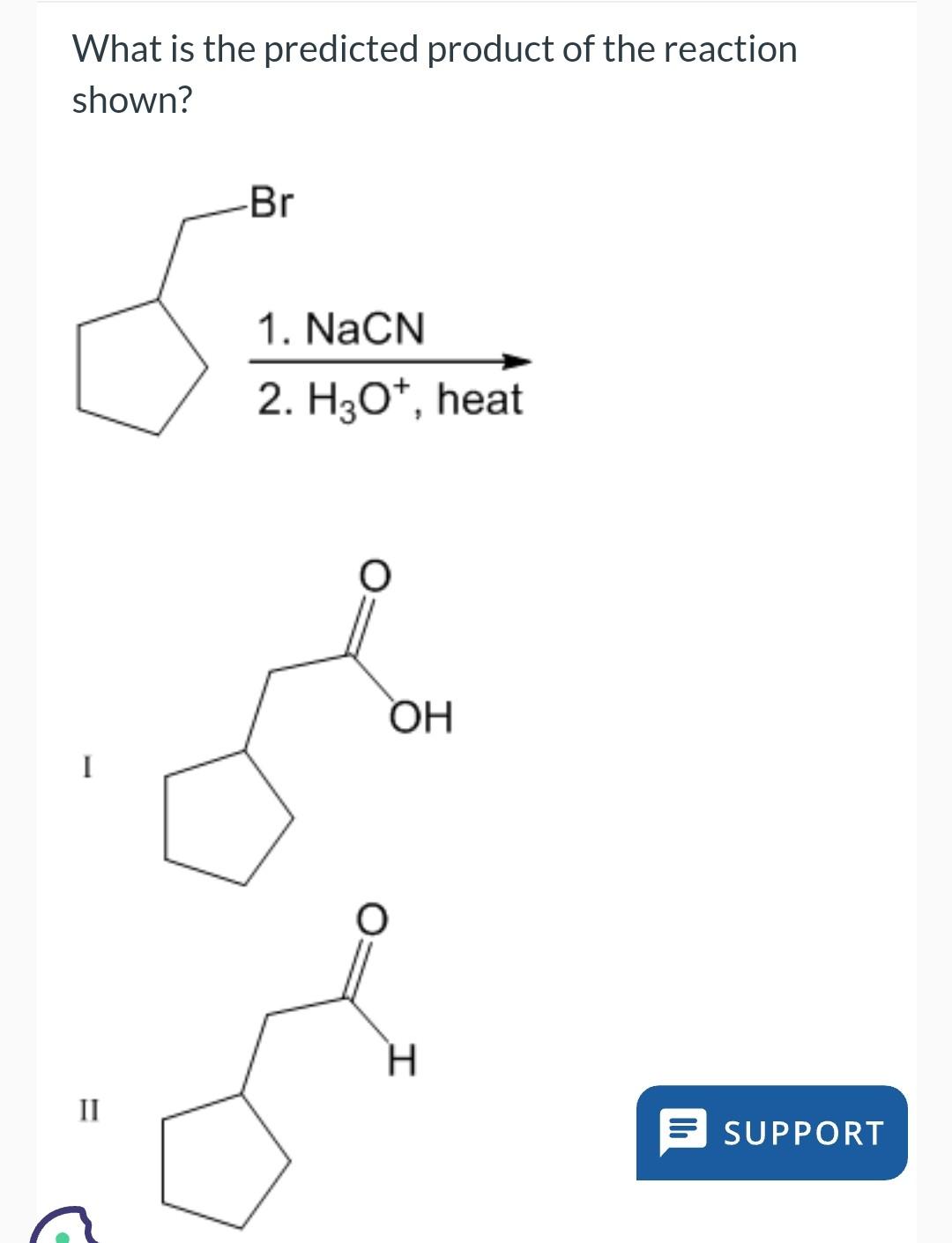 Solved What Is The Predicted Product Of The Reaction