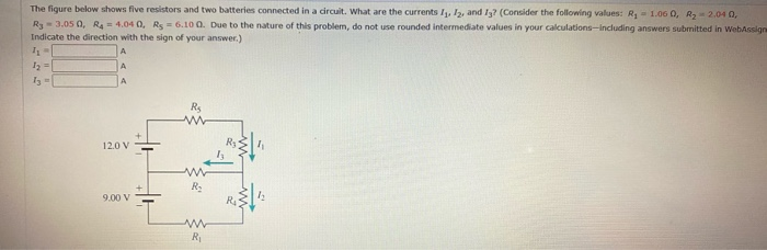 Solved The Figure Below Shows Five Resistors And Two | Chegg.com