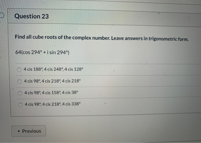 solved-question-23-find-all-cube-roots-of-the-complex-chegg