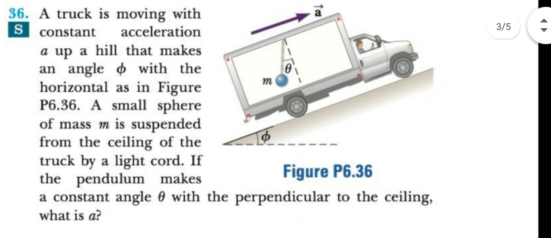 Solved 3 5 36 A Truck Is Moving With S Constant Accele Chegg Com