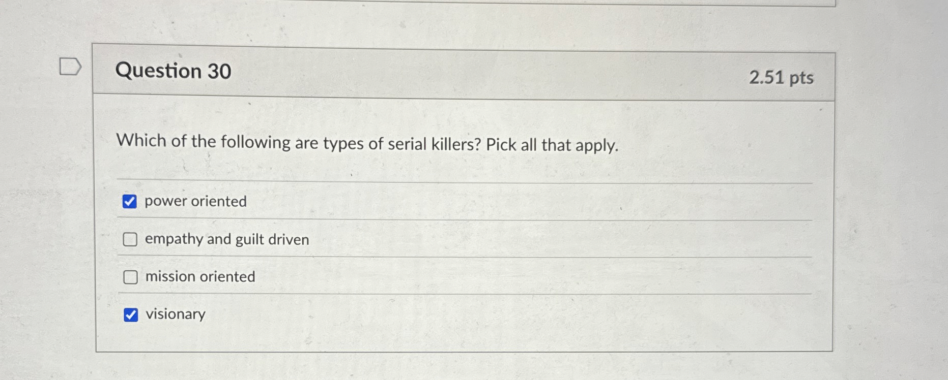 Solved Question 30Which of the following are types of serial | Chegg.com