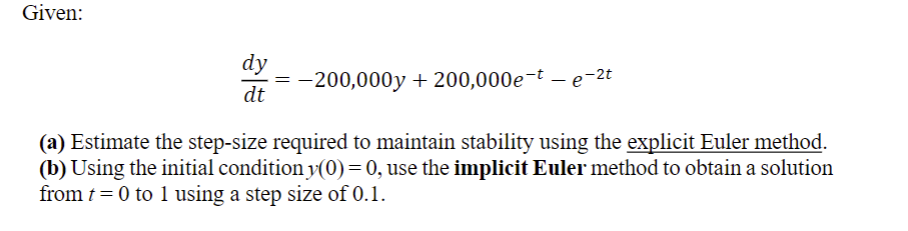 Solved Please solve the problem step by step! | Chegg.com