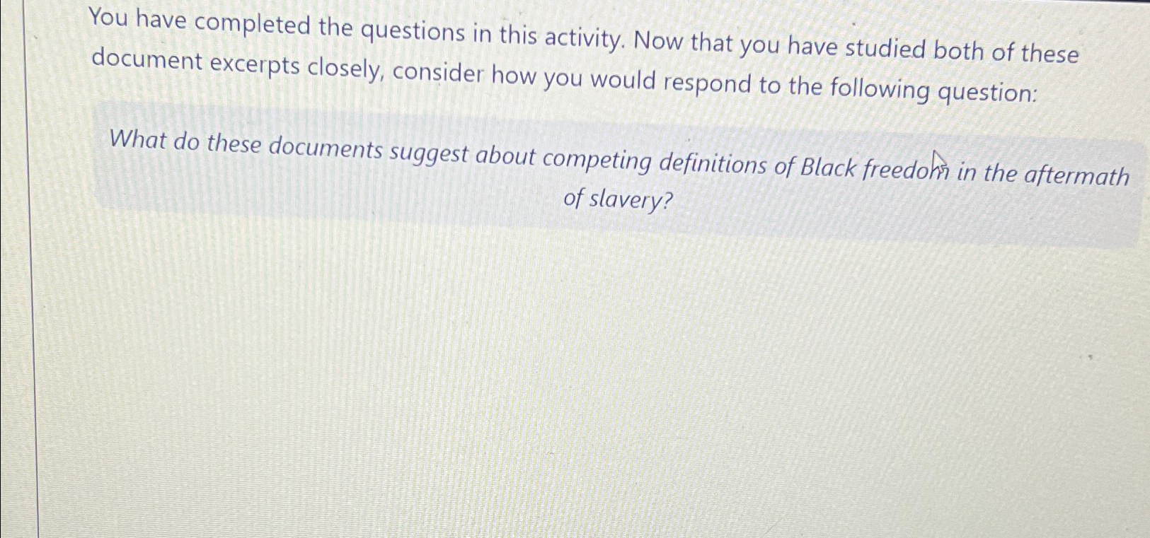 Solved You have completed the questions in this activity. | Chegg.com