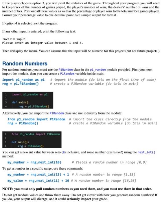 Solved Overview In this project students will simulate a | Chegg.com