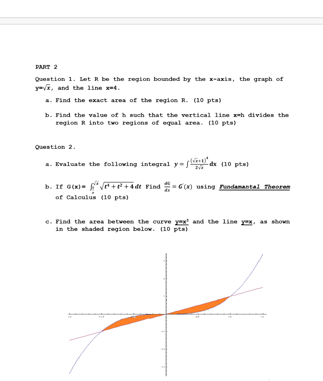 Solved B Lim X 1 X 1 Question 2 Y F X X5 5x4 40 P Chegg Com