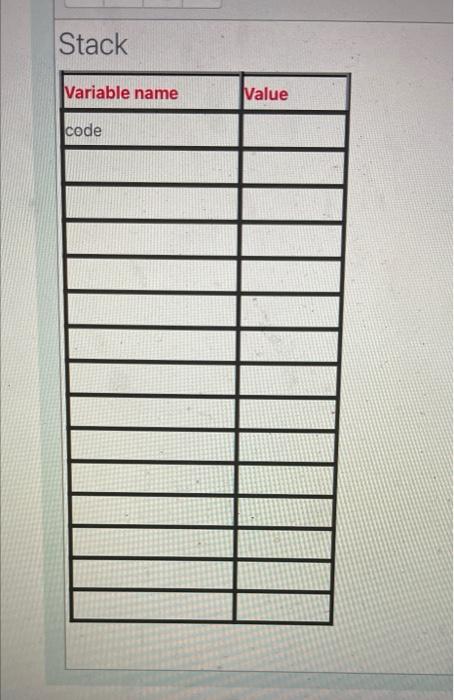 For this question, you need to trace the following | Chegg.com