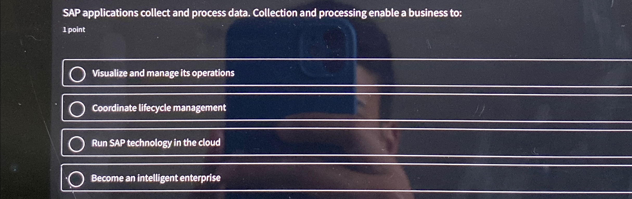 Solved SAP applications collect and process data. Collection | Chegg.com