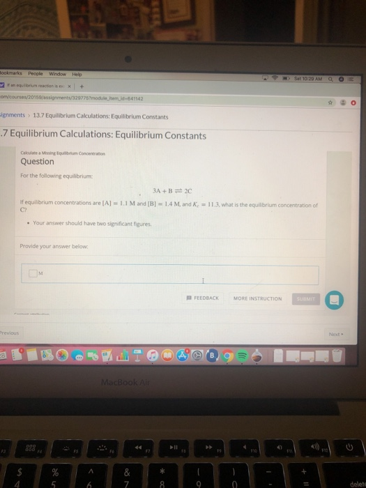 Solved ignments > 137 Equilibrium Calculations Equilibrium | Chegg.com