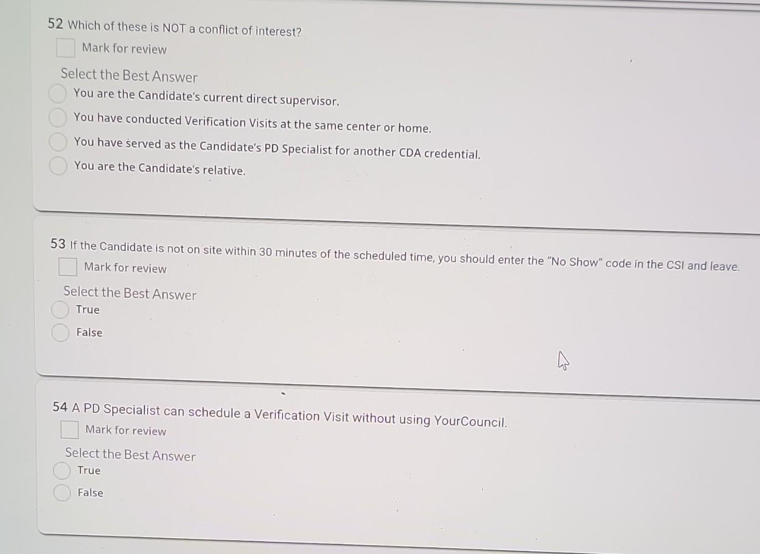 Solved 49 The CDA ⊙ Reflective Dialogue Worksheet is one of | Chegg.com