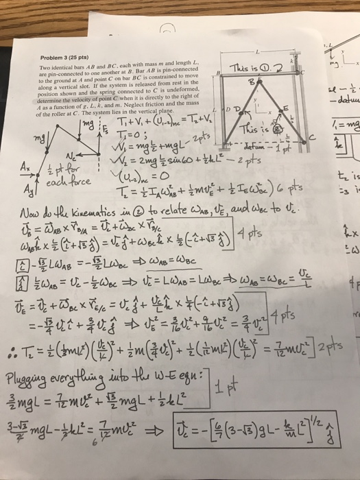 Solved Problem 3 25 Pts Two Identical Bars 48 And E Chegg Com