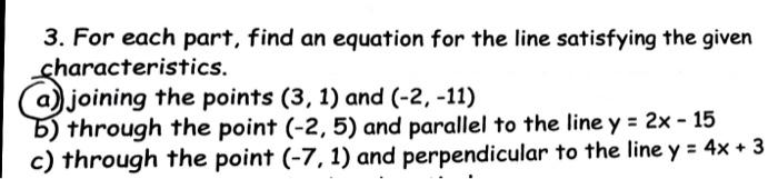 Solved i need help solving for b and c. i know how to do a | Chegg.com