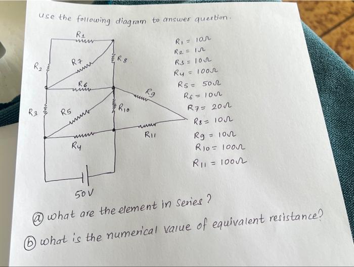 Solved Use the following diagram to answer question. | Chegg.com