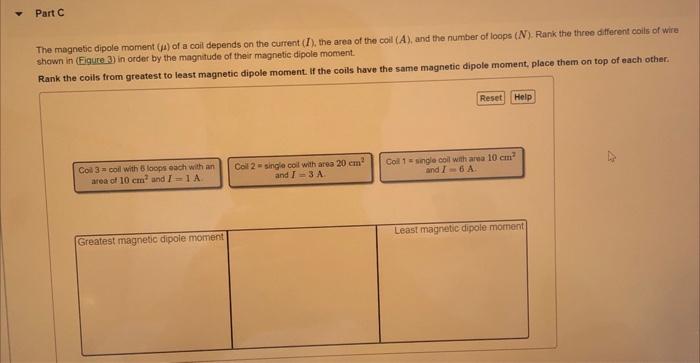Solved The magnetic dipole moment (μ) of a coil depends on | Chegg.com