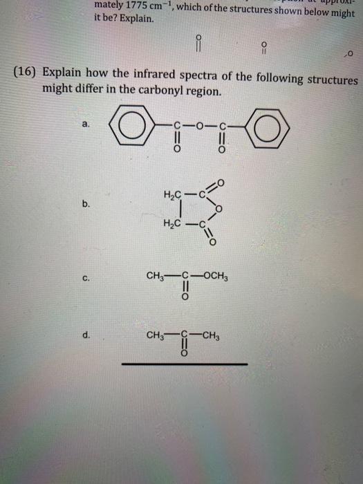Solved 154 Problems In Infrared Spectroscopy Assign The | Chegg.com