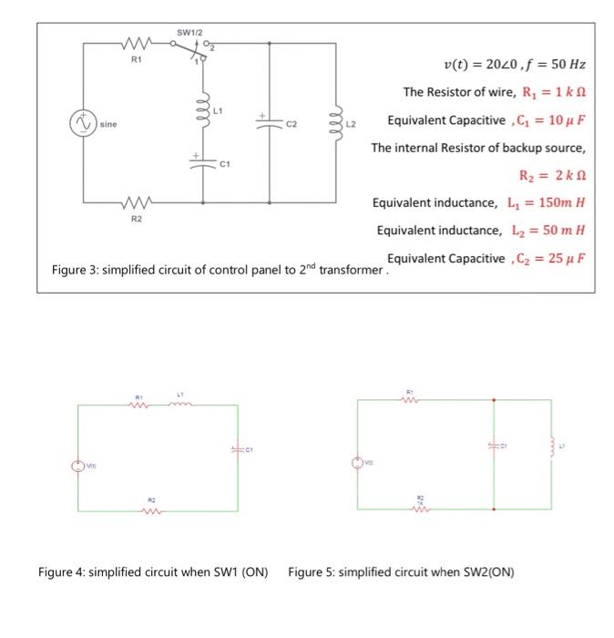 Solved Q7: Analyse simplified circuit of control panel when | Chegg.com