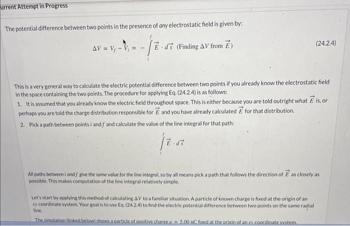 Solved Show vectors ΛyΔV=Vf−Vi=−∫fiE⋅ds Path 1 Particle of | Chegg.com