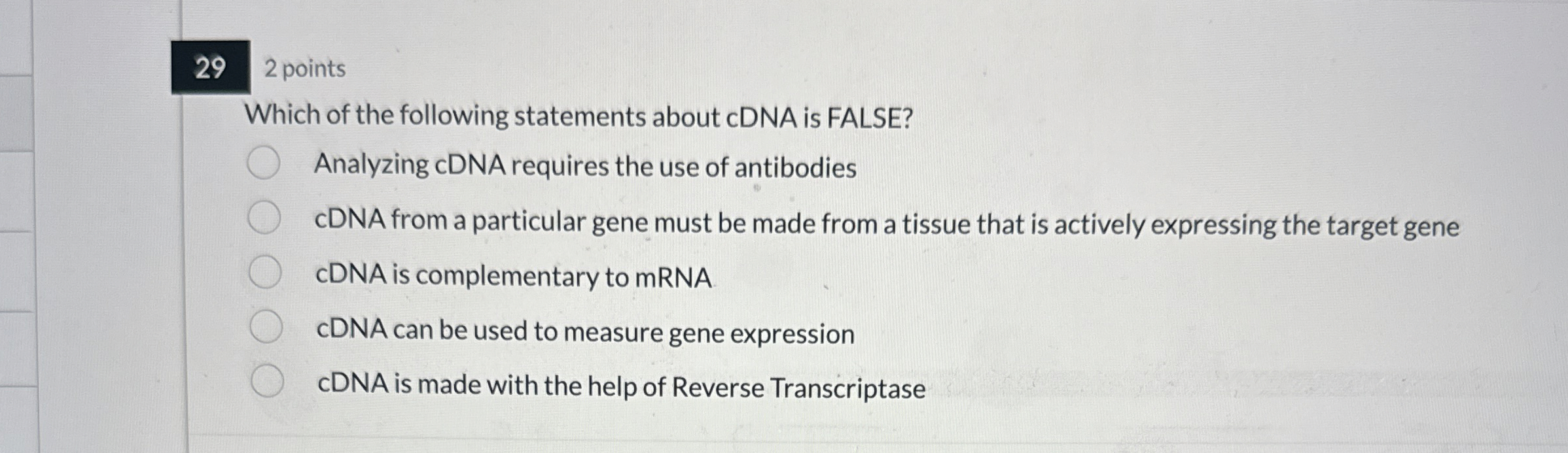 Solved 292 ﻿pointsWhich of the following statements about