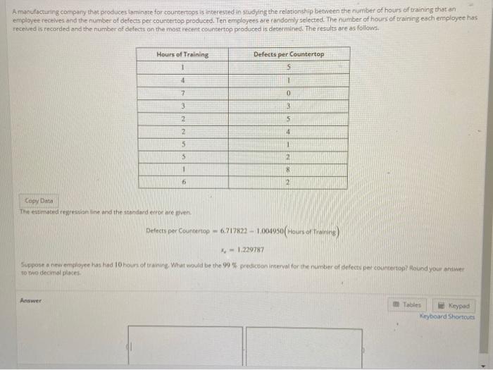 Solved A manufacturing company that produces laminate for