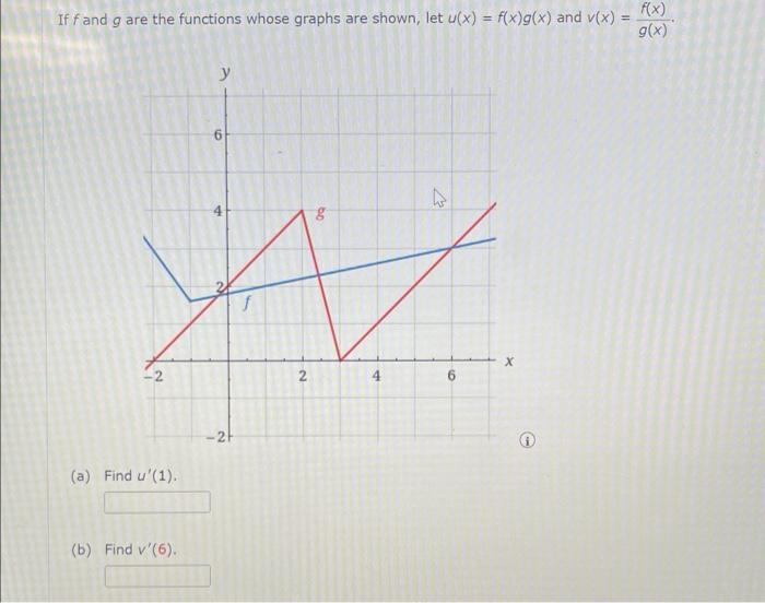 Solved If f and g are the functions whose graphs are shown, | Chegg.com