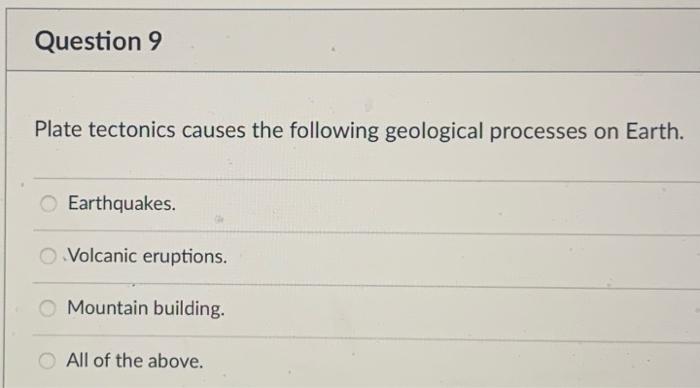 Solved Question 6 When an oceanic tectonic plate collides | Chegg.com