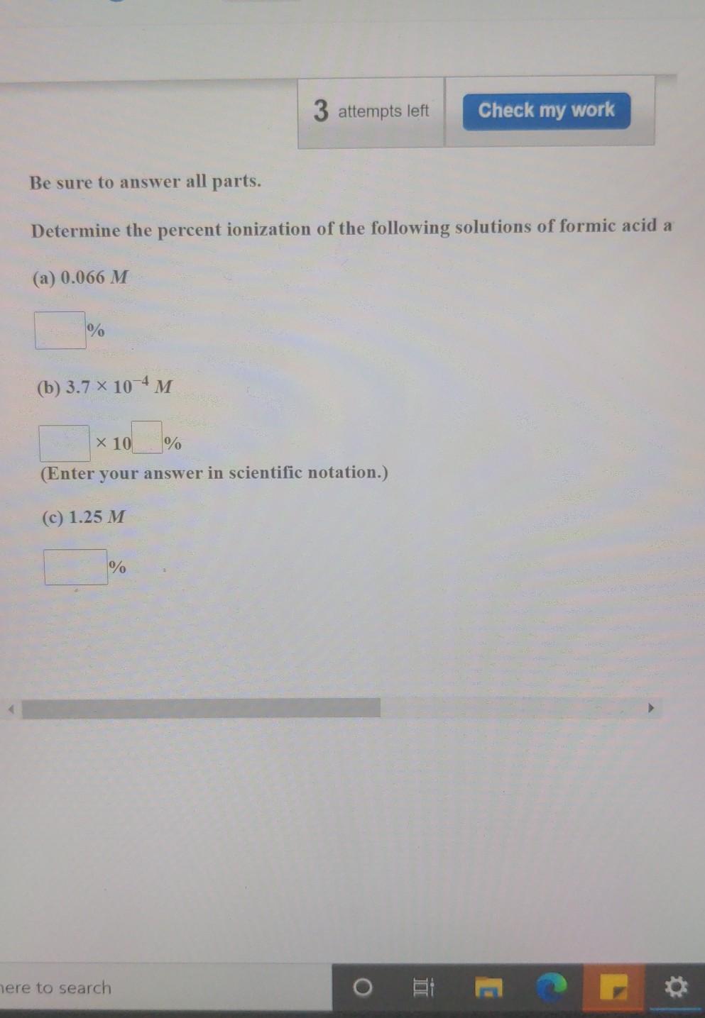 Solved 3 attempts left Check my work Be sure to answer all | Chegg.com