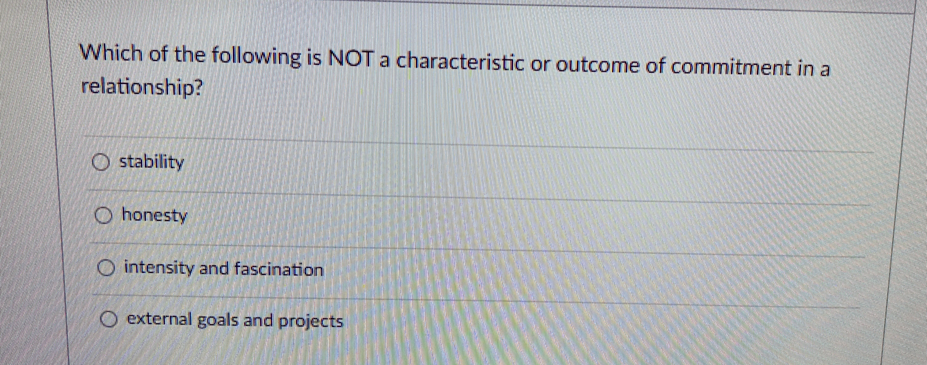 Solved Which of the following is NOT a characteristic or | Chegg.com