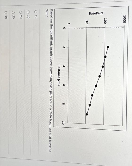 Solved Based on the logarithmic graph above, how many base | Chegg.com