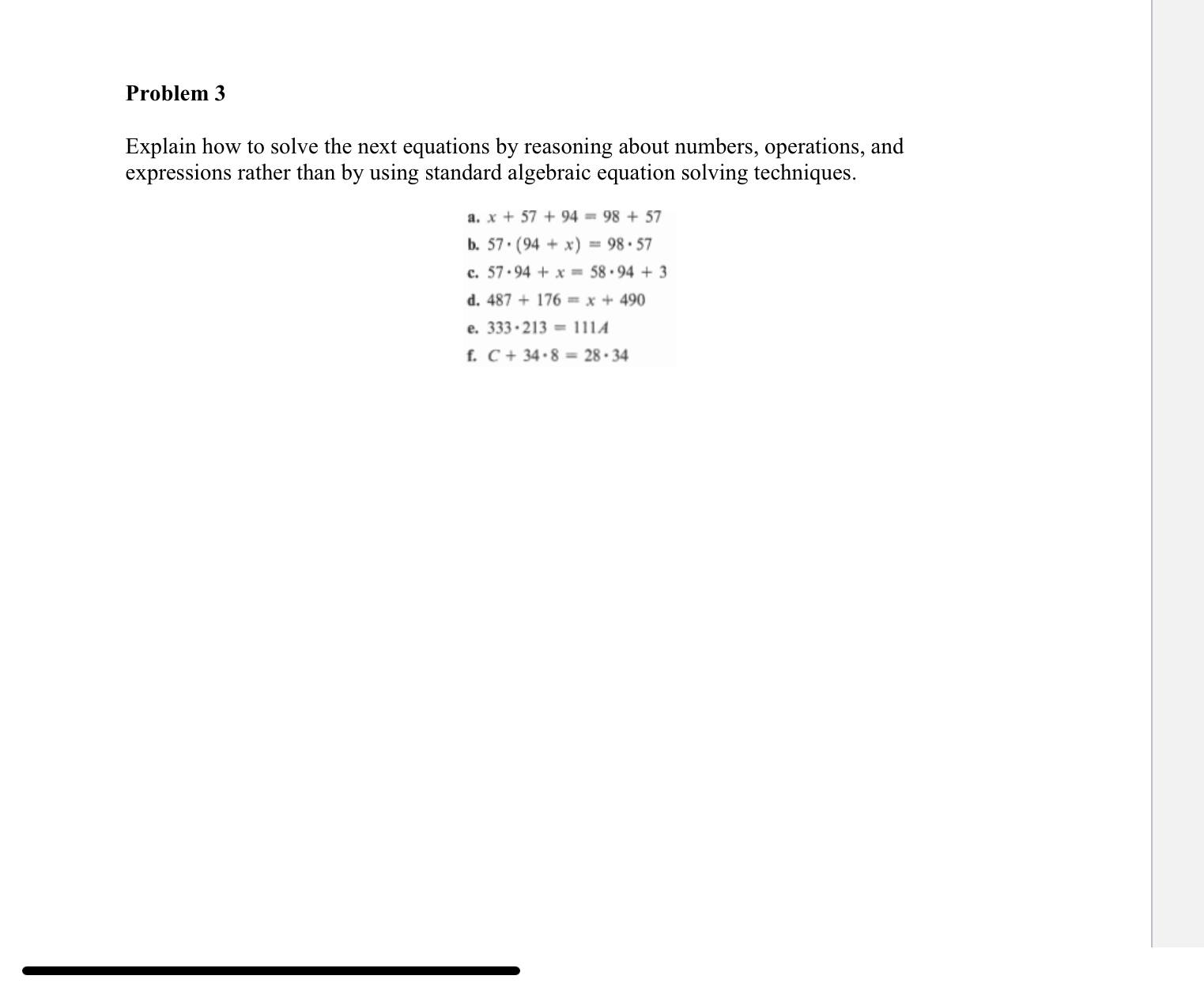 Solved Problem 3Explain how to solve the next equations by | Chegg.com