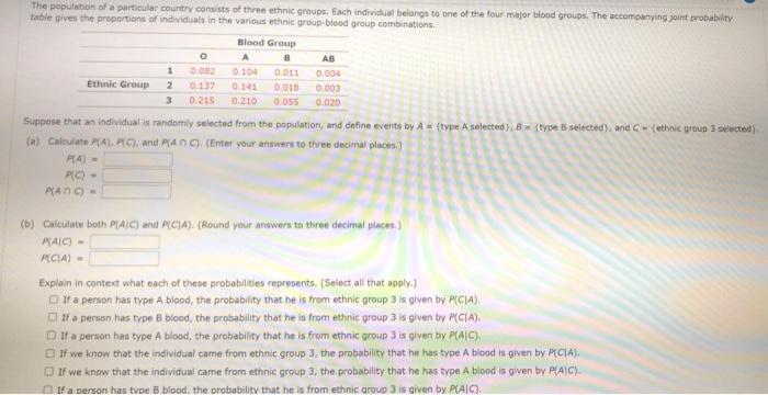 Solved The population of a particular country consists of Chegg