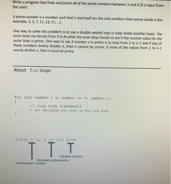 Solved Write a program that finds and prints all of the | Chegg.com