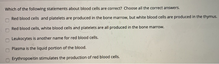 Which Of The Following Statements About Cells Is Correct