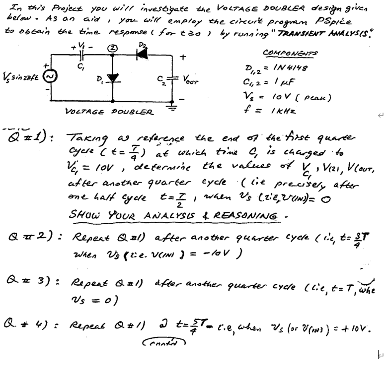 Solved In this Project you will investigate the VOLTAGE | Chegg.com