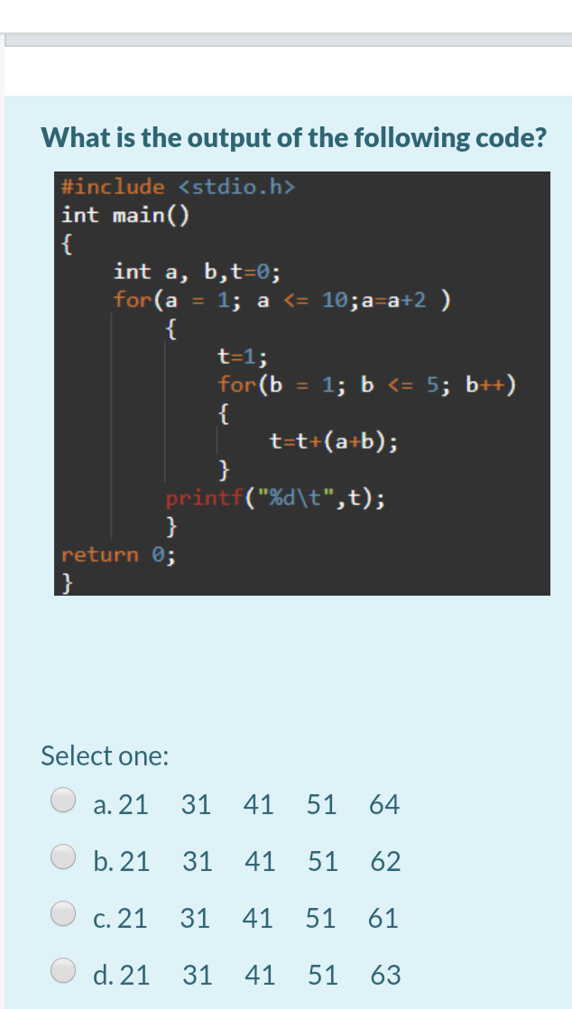 Solved What is the output of the following code? #include | Chegg.com