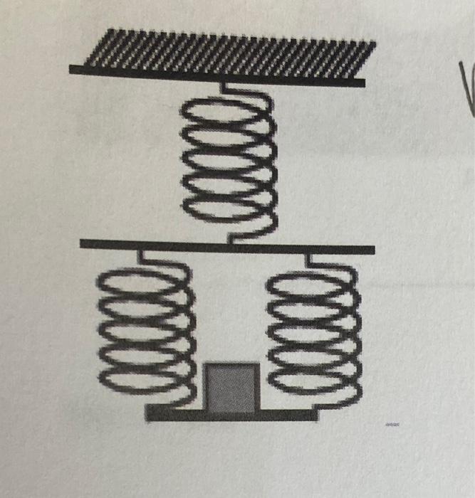 Solved 2) There springs are connected in seriesparallel, as