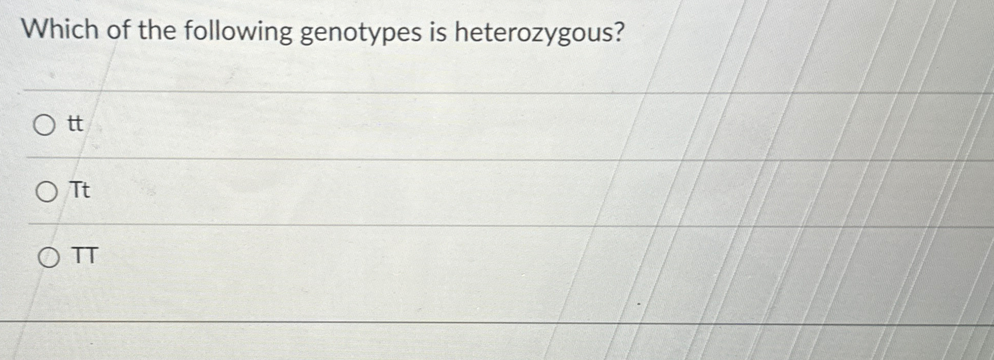 Image Result For Which Of The Following Genotypes Arezygous Brainly