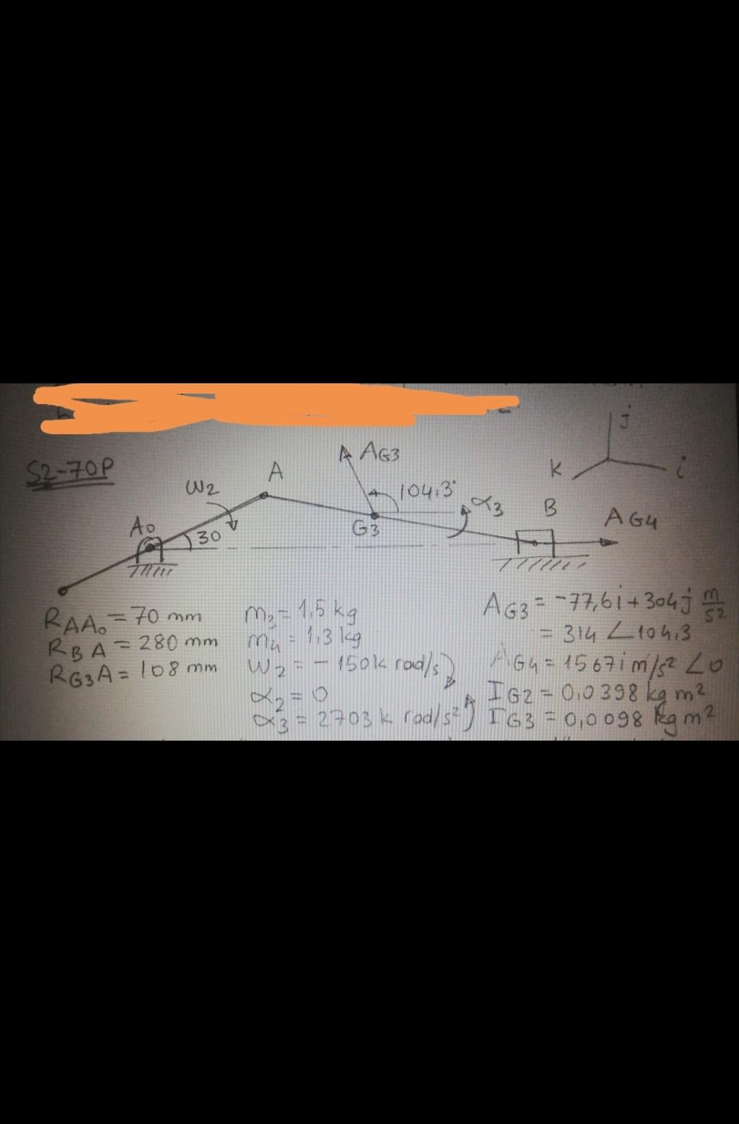 Solved The crank rotates clockwise with angular velocity w2.