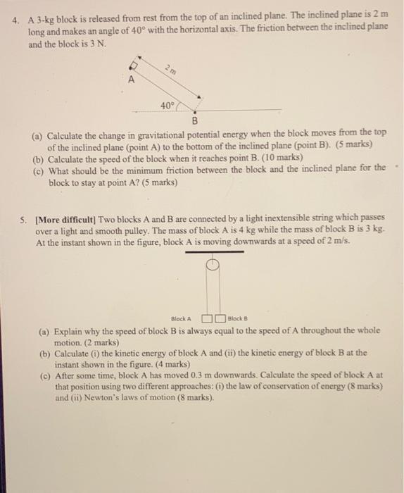 Solved Take g=9.81 m/s2. You should scan your work into a | Chegg.com