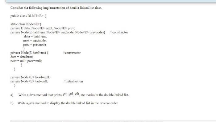 Solved Consider the following implementation of double | Chegg.com