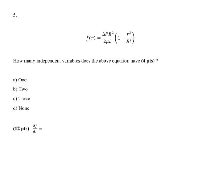 Solved need help with identifying how many variables are in | Chegg.com