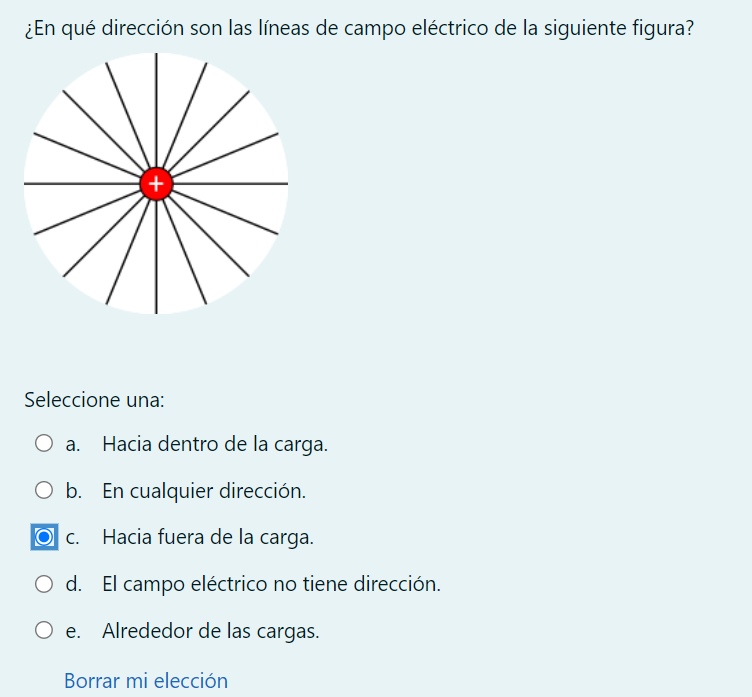 Solved In which direction are the lines of the electric | Chegg.com