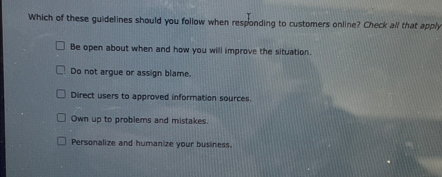 Solved Which of these guidelines should you follow when | Chegg.com